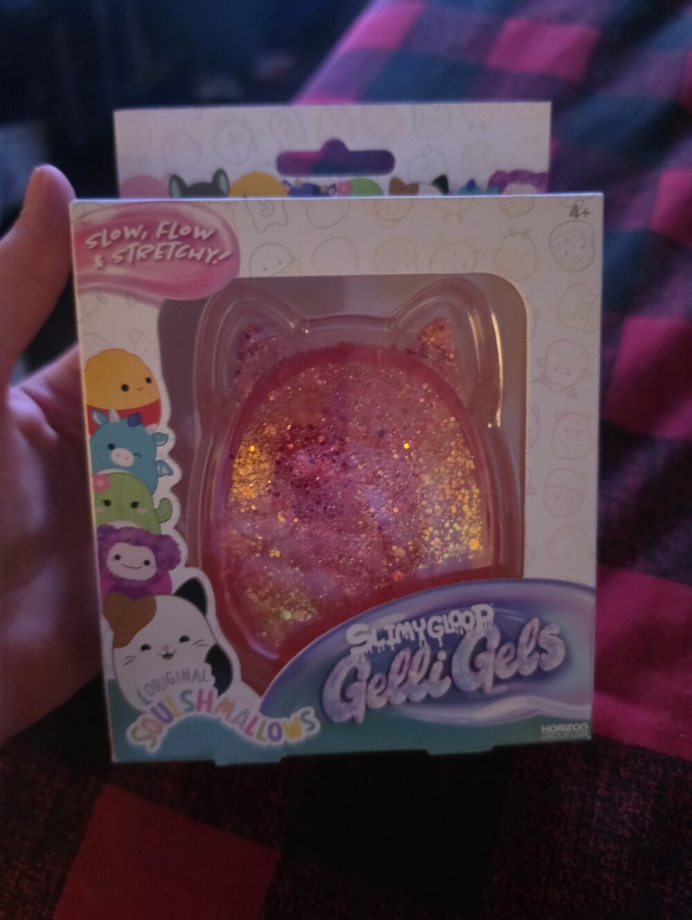 SQUISHMALLOW Slimy Gloop Gelli Gels Squishy Fidget Toy - PINK